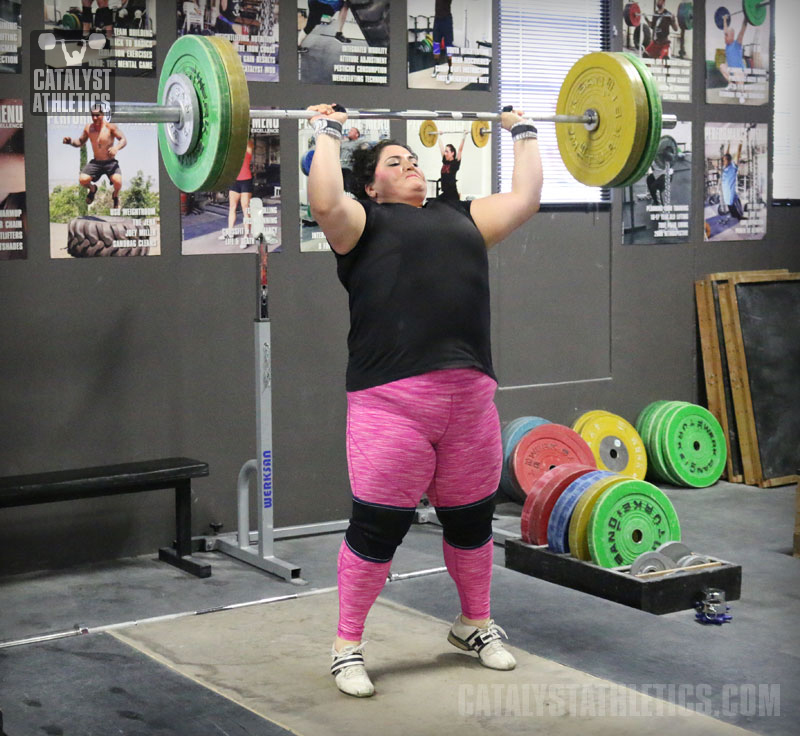 Tamara Push Press - Olympic Weightlifting, strength, conditioning, fitness, nutrition - Catalyst Athletics 