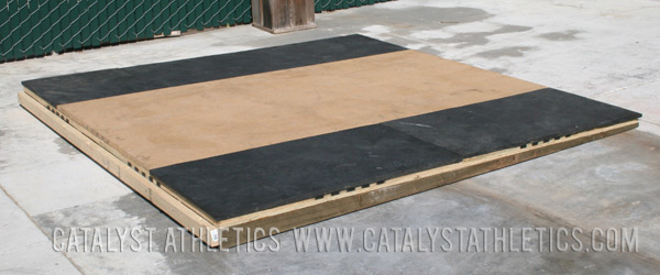 Building A Lifting Platform On Slope, How To Level Garage Floor For Gym