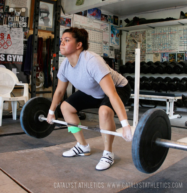 Good position in first pull - Olympic Weightlifting, strength, conditioning, fitness, nutrition - Catalyst Athletics 