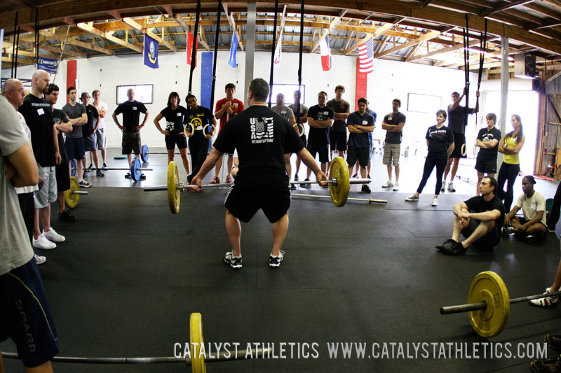 Oly seminar at CrossFit Dallas Central - Olympic Weightlifting, strength, conditioning, fitness, nutrition - Catalyst Athletics 