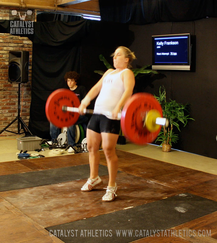 Kelly at the Bad Girl Open - Olympic Weightlifting, strength, conditioning, fitness, nutrition - Catalyst Athletics 