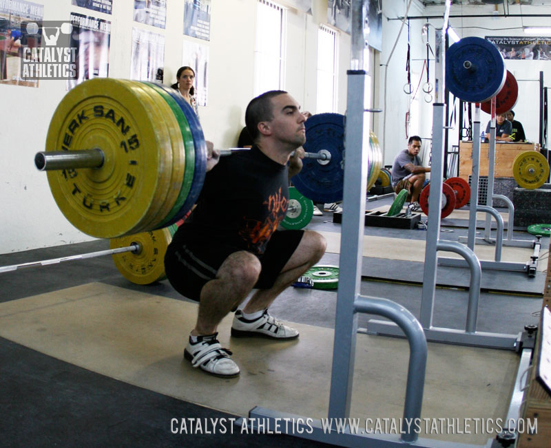 Travis back squat - Olympic Weightlifting, strength, conditioning, fitness, nutrition - Catalyst Athletics 