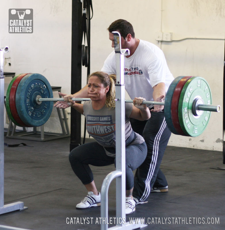 Jocelyn back squat - Olympic Weightlifting, strength, conditioning, fitness, nutrition - Catalyst Athletics 