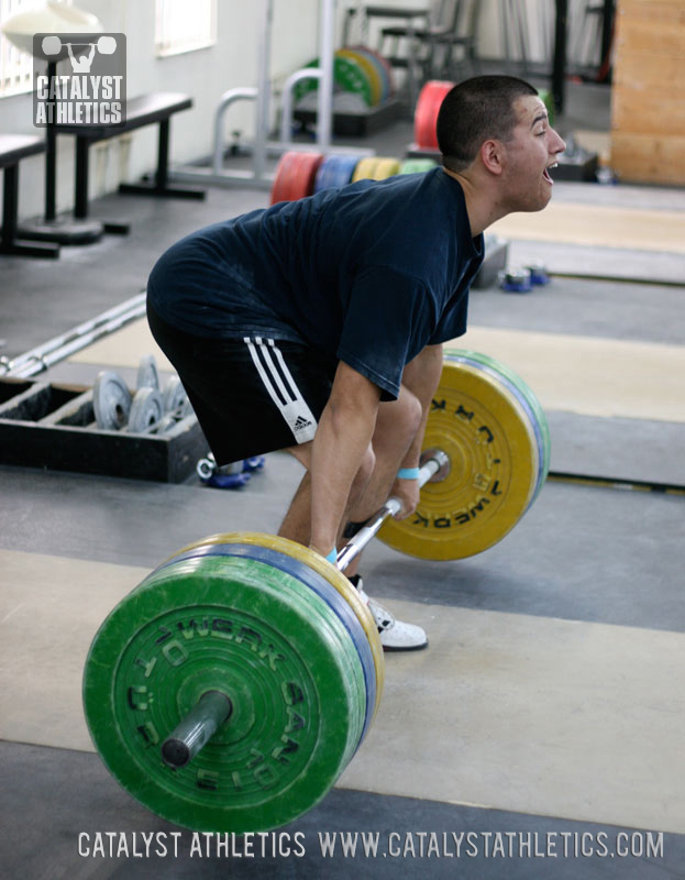 Mike clean pull - Olympic Weightlifting, strength, conditioning, fitness, nutrition - Catalyst Athletics 