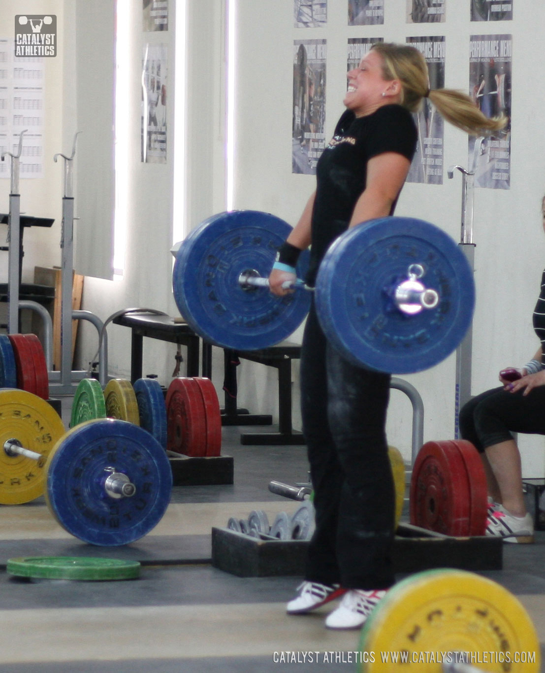 Kara clean pull - Olympic Weightlifting, strength, conditioning, fitness, nutrition - Catalyst Athletics 