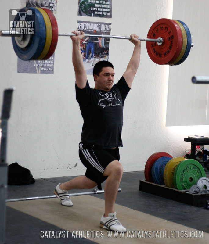 Steve split jerk - Olympic Weightlifting, strength, conditioning, fitness, nutrition - Catalyst Athletics 