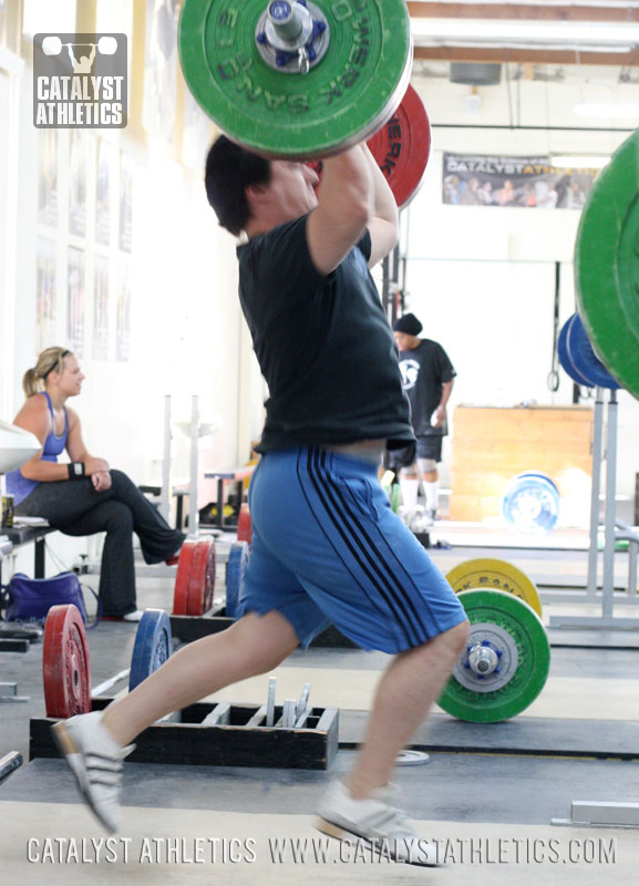 Steve split jerk - Olympic Weightlifting, strength, conditioning, fitness, nutrition - Catalyst Athletics 