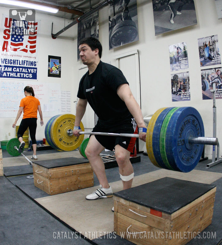 Steve block snatch pull - Olympic Weightlifting, strength, conditioning, fitness, nutrition - Catalyst Athletics 