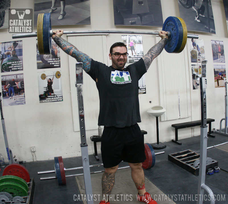 Aaron Snatch Push Press - Olympic Weightlifting, strength, conditioning, fitness, nutrition - Catalyst Athletics 