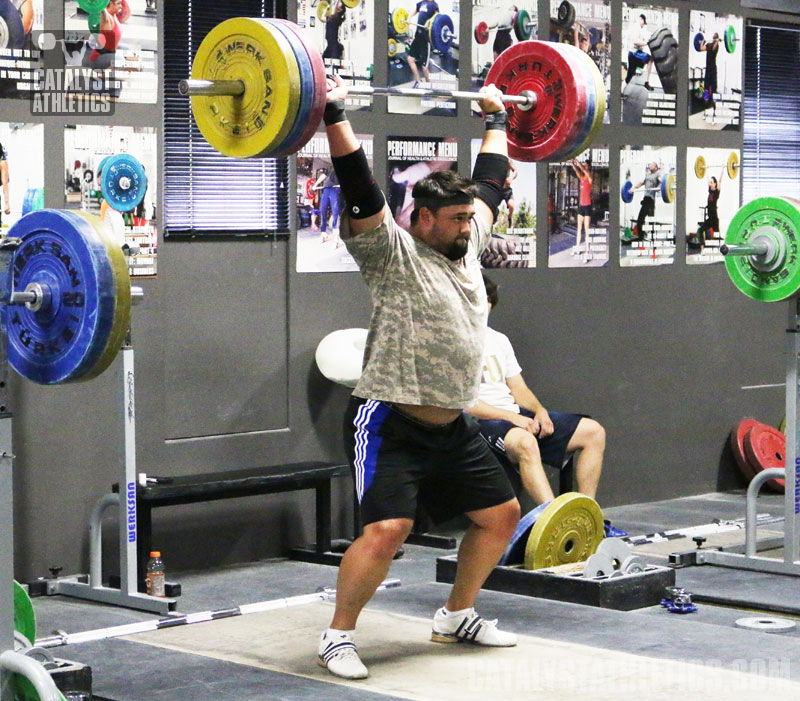 Brian Power Jerk Catalyst Athletics Olympic Weightlifting Photo Library