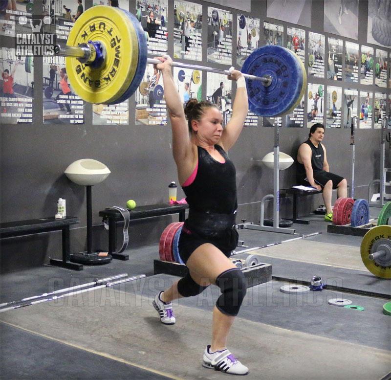 Alyssa Jerk - Olympic Weightlifting, strength, conditioning, fitness, nutrition - Catalyst Athletics 