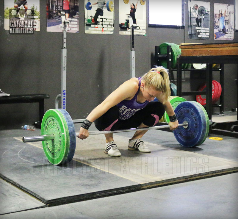 Chelsea Snatch Set Up - Olympic Weightlifting, strength, conditioning, fitness, nutrition - Catalyst Athletics 
