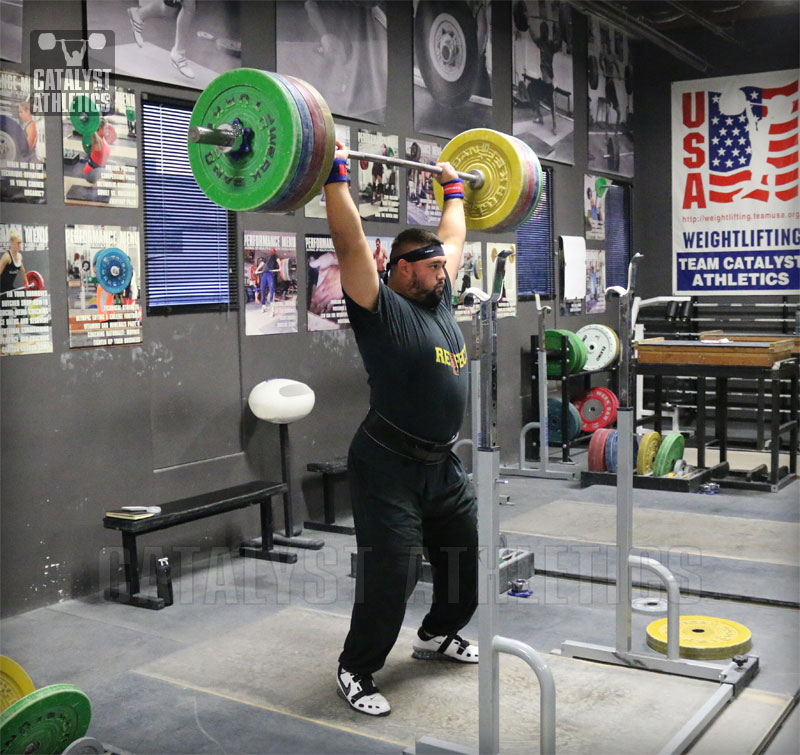Brian Power Jerk - Olympic Weightlifting, strength, conditioning, fitness, nutrition - Catalyst Athletics 
