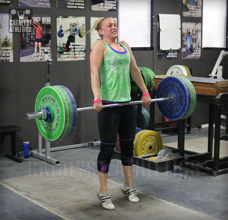 Chelsea Clean Pull - Olympic Weightlifting, strength, conditioning, fitness, nutrition - Catalyst Athletics 