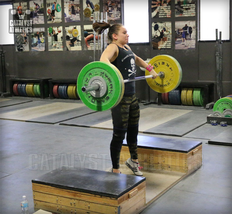 Alyssa Block Snatch High-Pull - Olympic Weightlifting, strength, conditioning, fitness, nutrition - Catalyst Athletics 