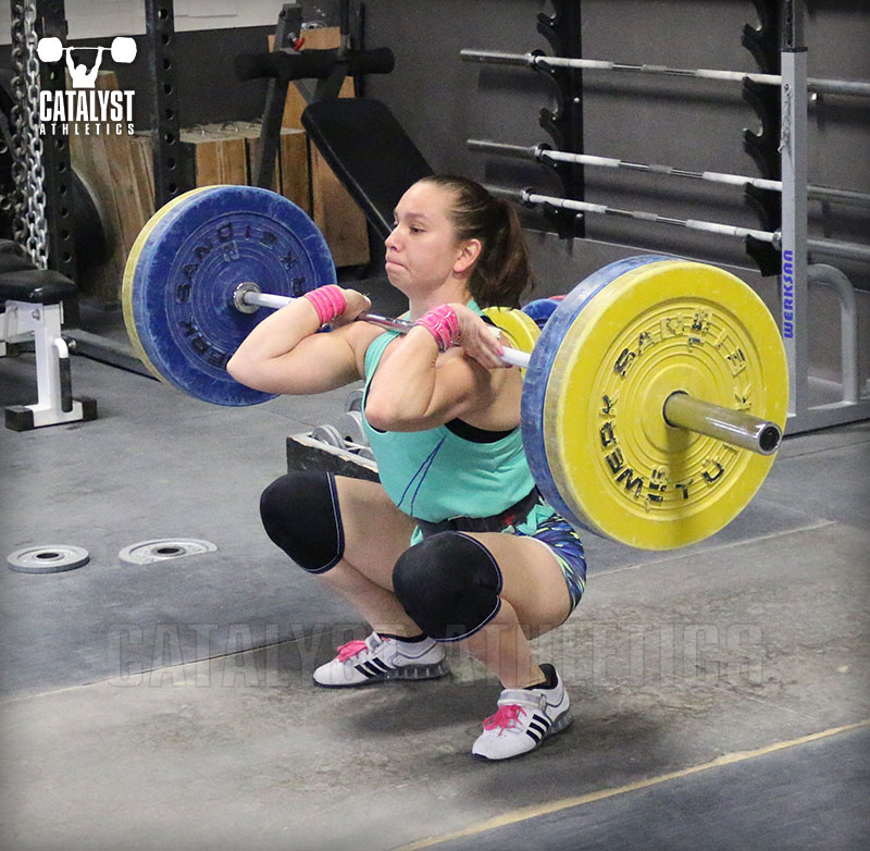 Alyssa clean - Olympic Weightlifting, strength, conditioning, fitness, nutrition - Catalyst Athletics 