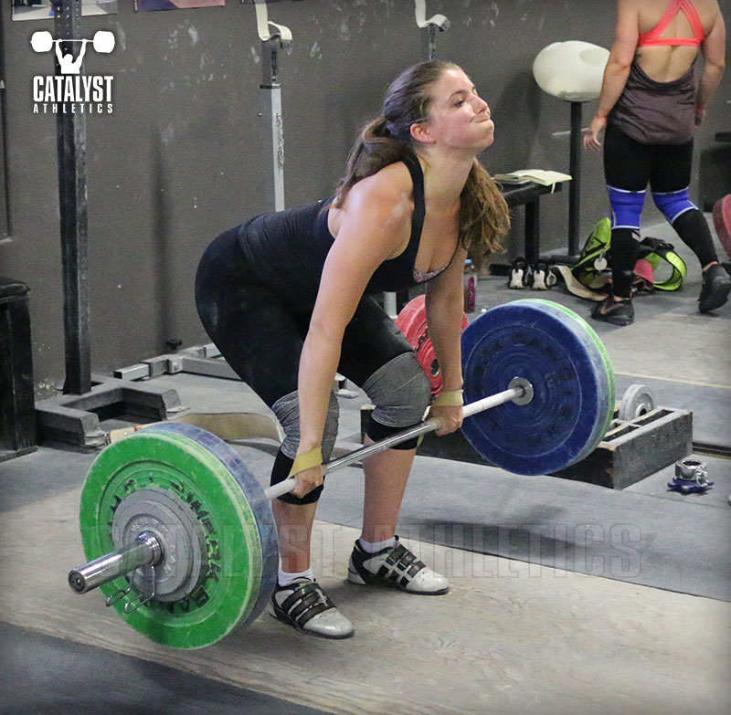 Adee clean pull - Olympic Weightlifting, strength, conditioning, fitness, nutrition - Catalyst Athletics 