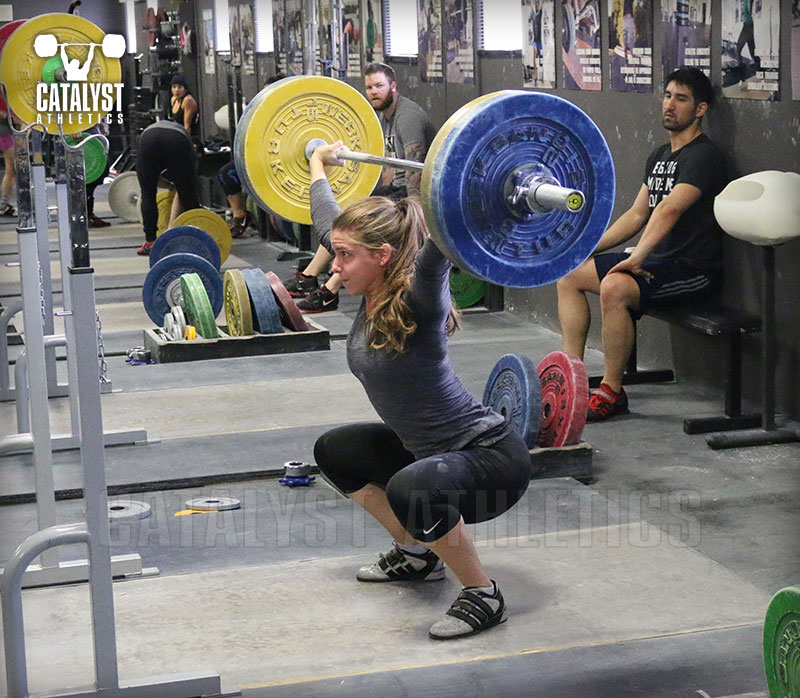 Adee overhead squat - Olympic Weightlifting, strength, conditioning, fitness, nutrition - Catalyst Athletics 