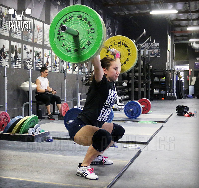 Alyssa snatch - Olympic Weightlifting, strength, conditioning, fitness, nutrition - Catalyst Athletics 