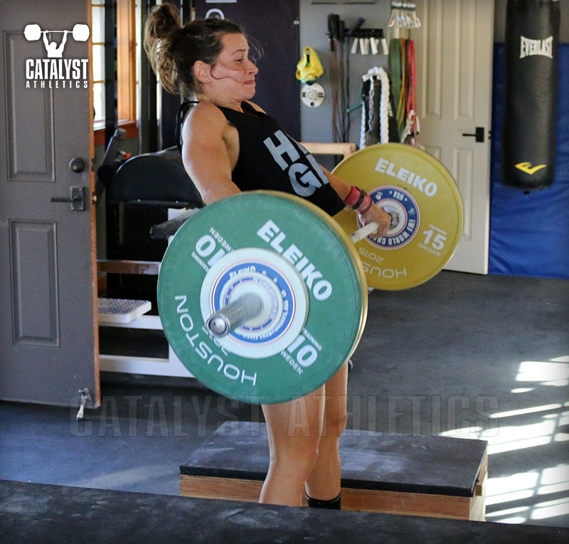 Jess block power snatch - Olympic Weightlifting, strength, conditioning, fitness, nutrition - Catalyst Athletics 