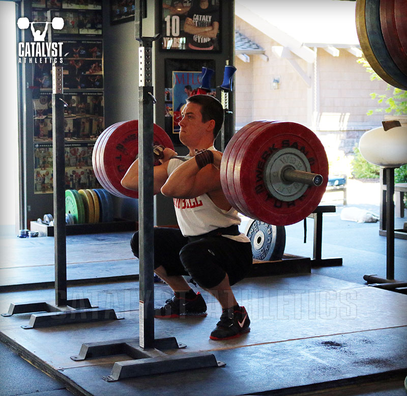 John front squat - Olympic Weightlifting, strength, conditioning, fitness, nutrition - Catalyst Athletics 
