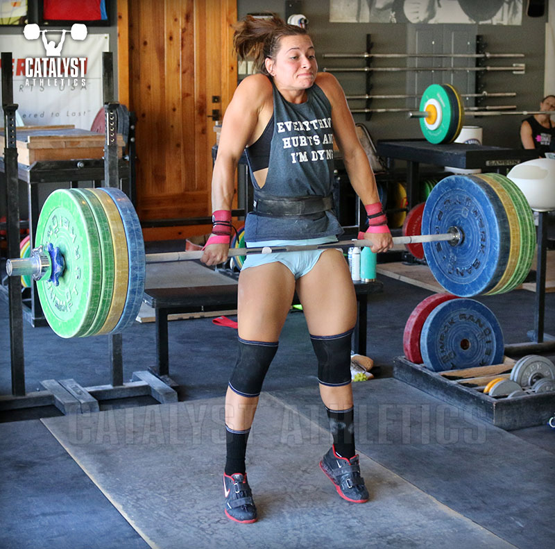 Jess clean pull - Olympic Weightlifting, strength, conditioning, fitness, nutrition - Catalyst Athletics 