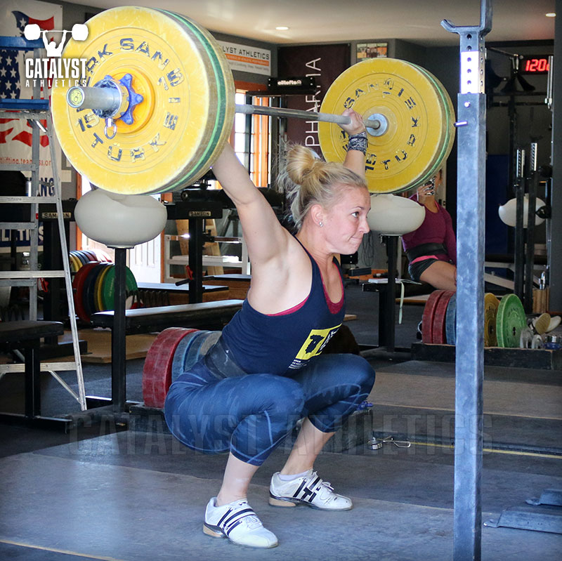 Chelsea overhead squat - Olympic Weightlifting, strength, conditioning, fitness, nutrition - Catalyst Athletics 