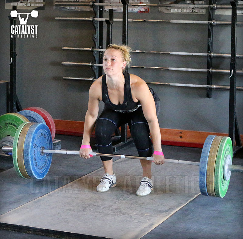 Chelsea clean pull - Olympic Weightlifting, strength, conditioning, fitness, nutrition - Catalyst Athletics 