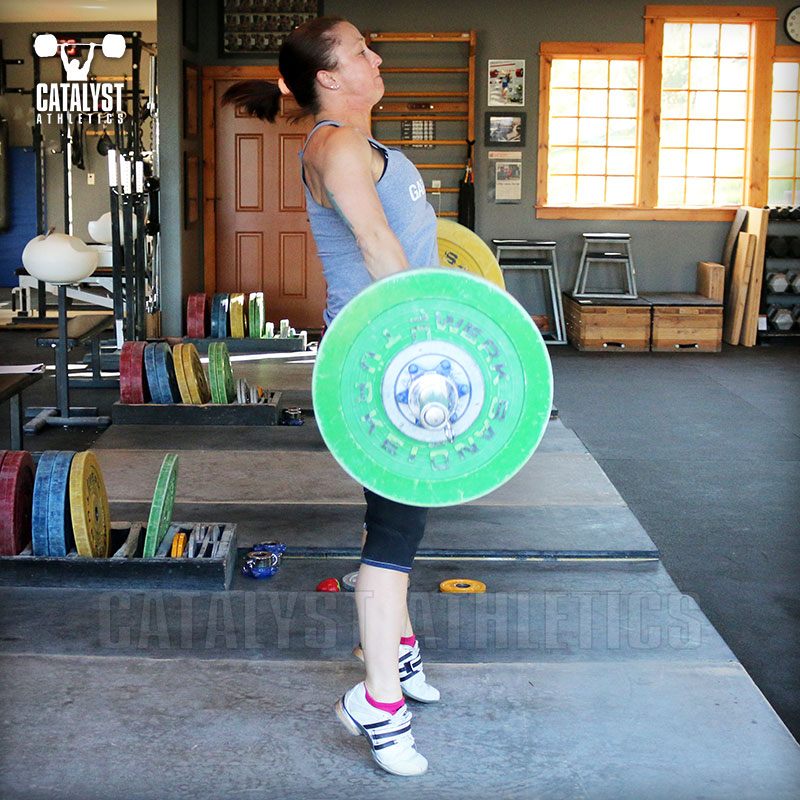 Aimee snatch pull - Olympic Weightlifting, strength, conditioning, fitness, nutrition - Catalyst Athletics 