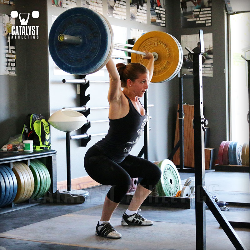 Adee overhead squat - Olympic Weightlifting, strength, conditioning, fitness, nutrition - Catalyst Athletics 