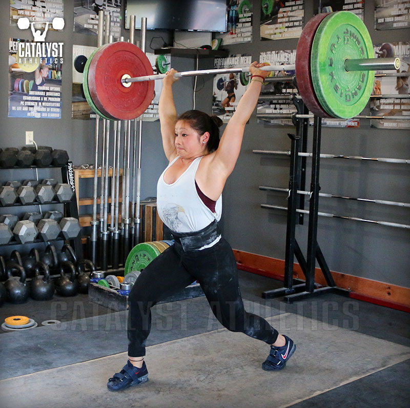 Lily jerk - Olympic Weightlifting, strength, conditioning, fitness, nutrition - Catalyst Athletics 