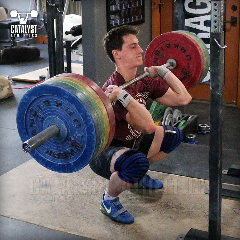 Jason front squat - Olympic Weightlifting, strength, conditioning, fitness, nutrition - Catalyst Athletics 