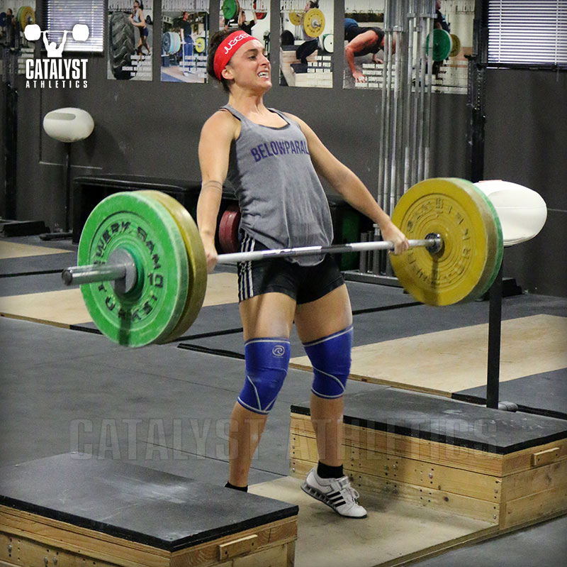 Sam block snatch - Olympic Weightlifting, strength, conditioning, fitness, nutrition - Catalyst Athletics 