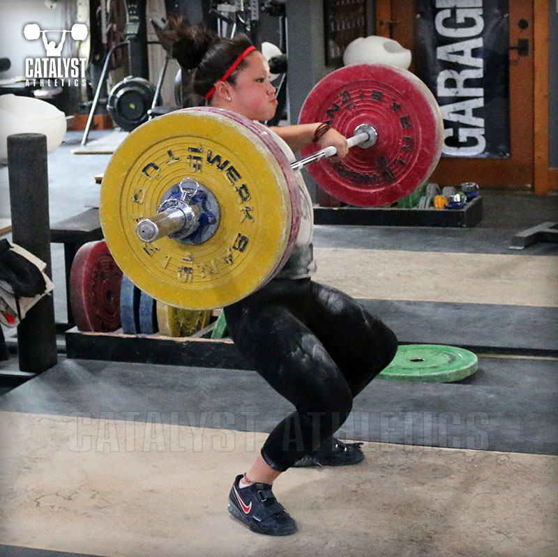 Lily clean - Olympic Weightlifting, strength, conditioning, fitness, nutrition - Catalyst Athletics 