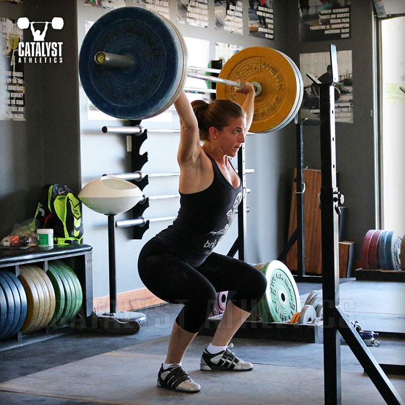 Adee overhead squat - Olympic Weightlifting, strength, conditioning, fitness, nutrition - Catalyst Athletics 