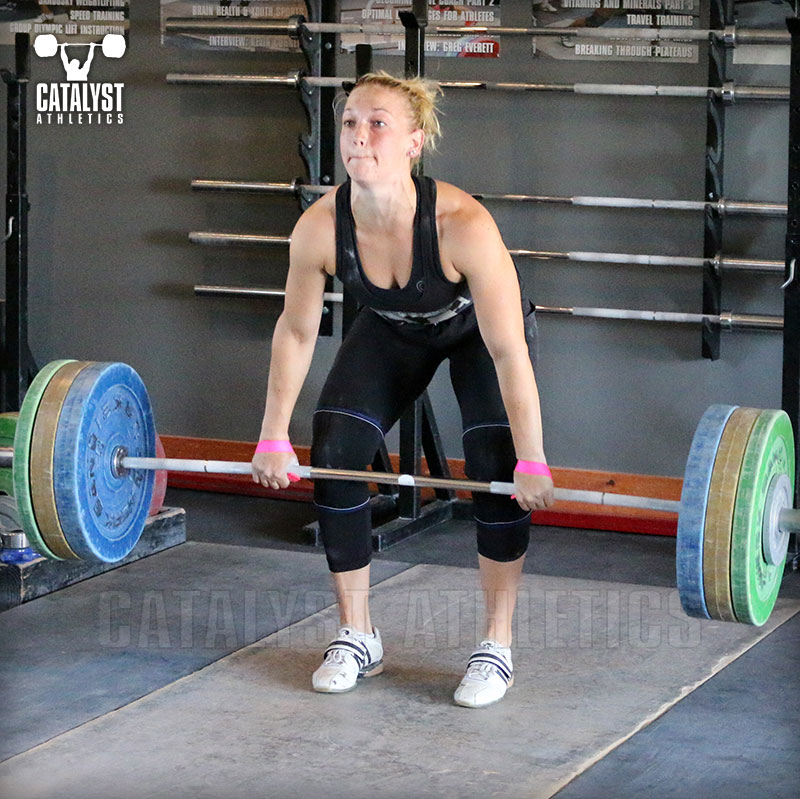 Chelsea clean pull - Olympic Weightlifting, strength, conditioning, fitness, nutrition - Catalyst Athletics 