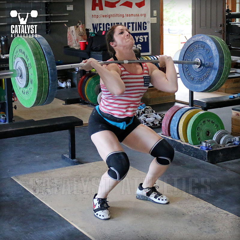 Erin power clean - Olympic Weightlifting, strength, conditioning, fitness, nutrition - Catalyst Athletics 