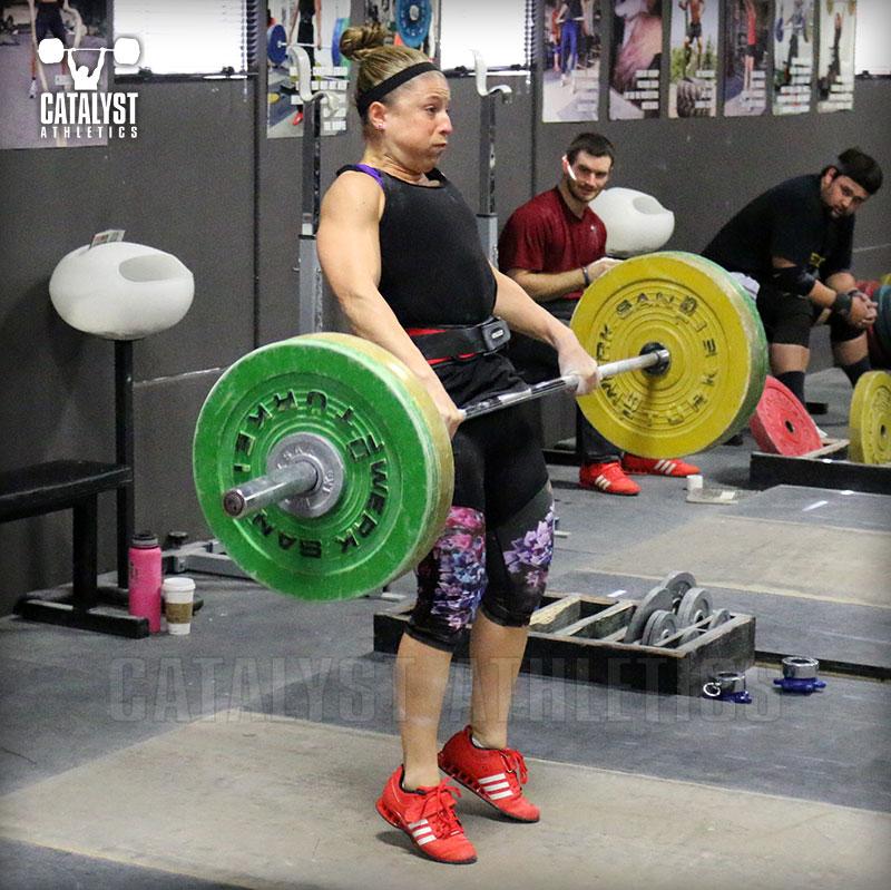 Danielle clean - Olympic Weightlifting, strength, conditioning, fitness, nutrition - Catalyst Athletics 