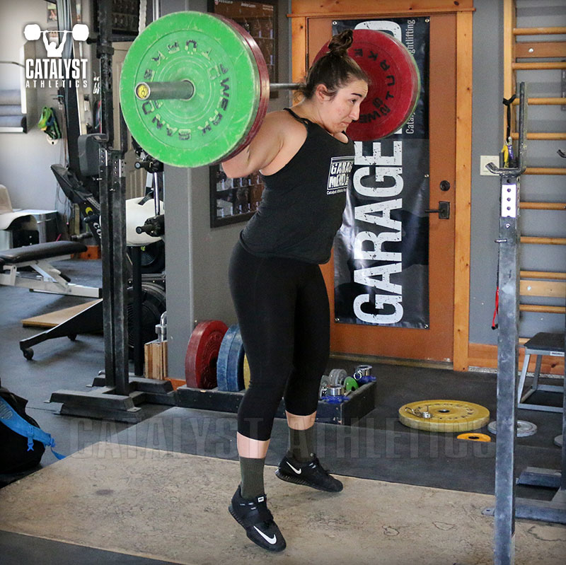 Sam snatch power jerk - Olympic Weightlifting, strength, conditioning, fitness, nutrition - Catalyst Athletics 