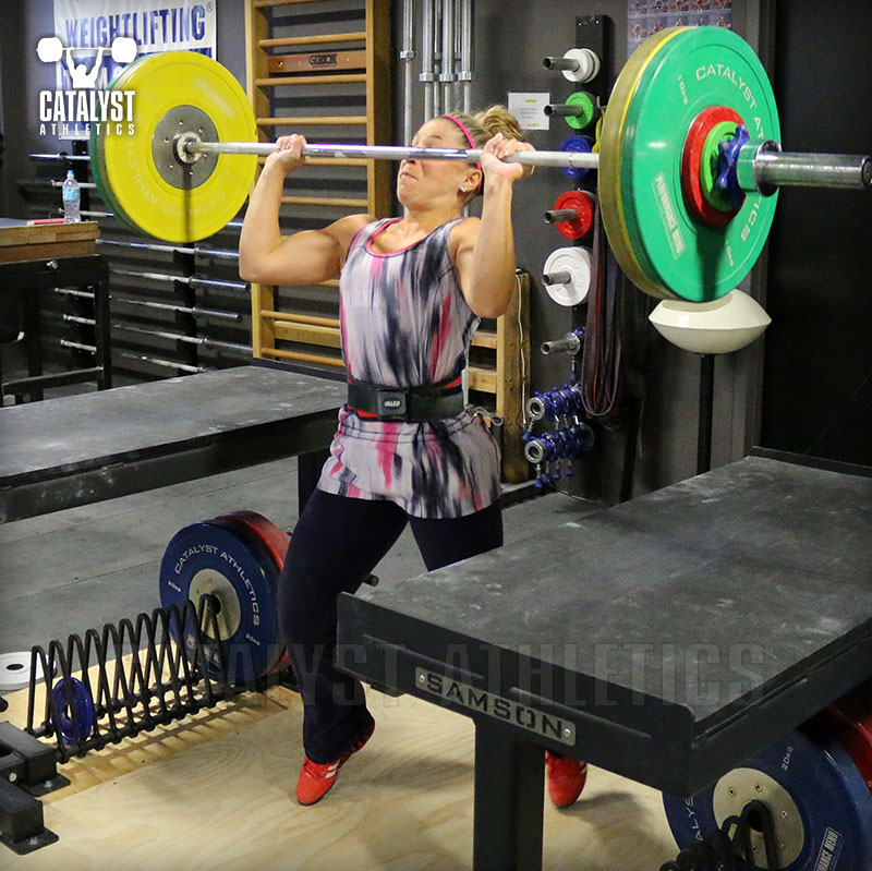 Danielle jerk - Olympic Weightlifting, strength, conditioning, fitness, nutrition - Catalyst Athletics 