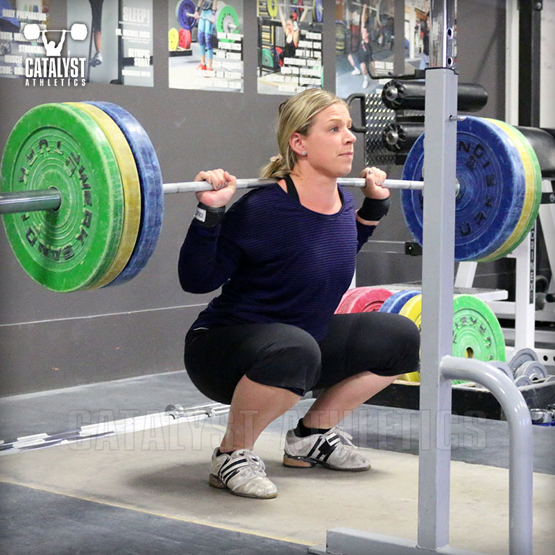 Kara Back Squat - Olympic Weightlifting, strength, conditioning, fitness, nutrition - Catalyst Athletics 