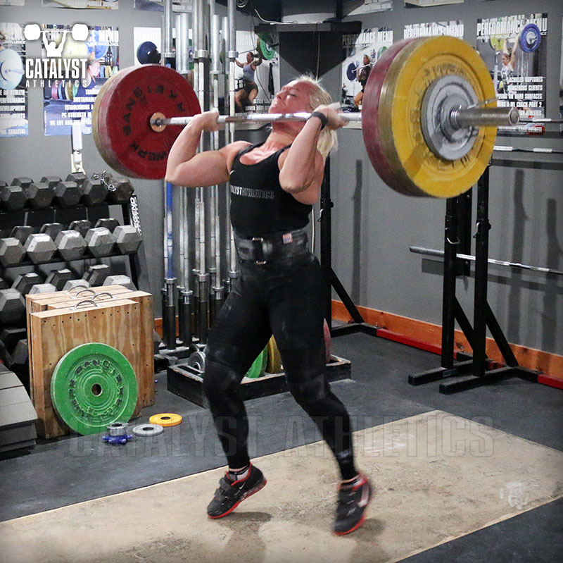 Sarabeth jerk - Olympic Weightlifting, strength, conditioning, fitness, nutrition - Catalyst Athletics 