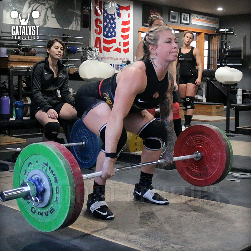 Kristin clean - Olympic Weightlifting, strength, conditioning, fitness, nutrition - Catalyst Athletics 