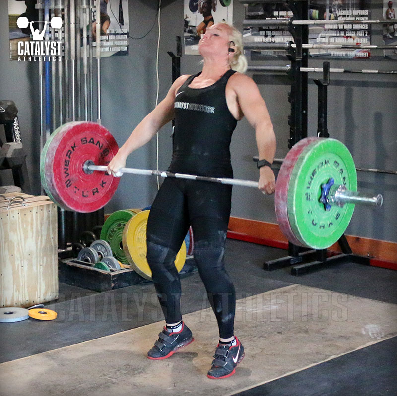 Sarabeth snatch - Olympic Weightlifting, strength, conditioning, fitness, nutrition - Catalyst Athletics 