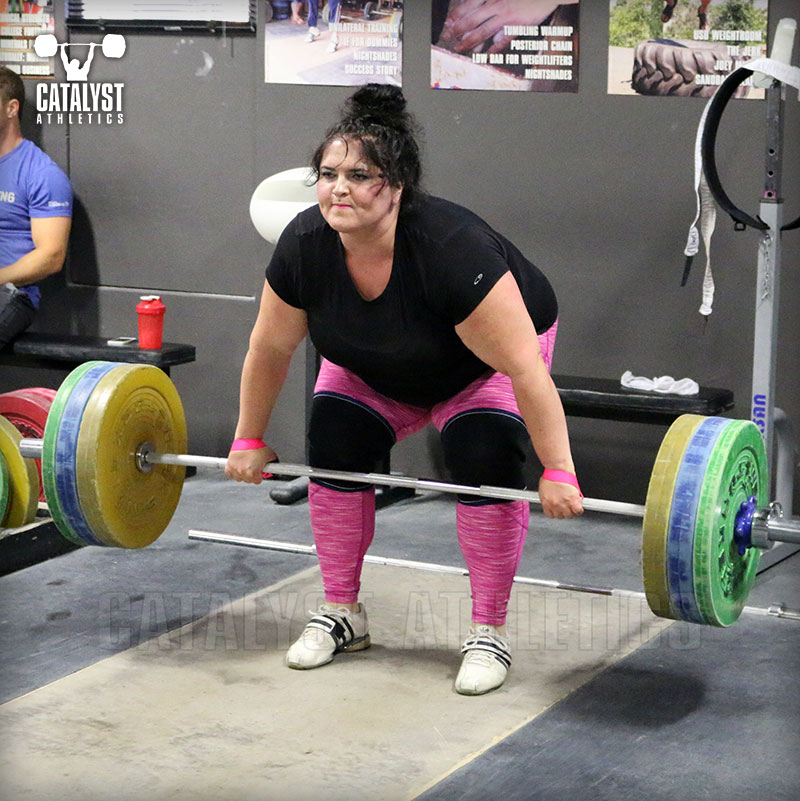 Tamara clean pull - Olympic Weightlifting, strength, conditioning, fitness, nutrition - Catalyst Athletics 