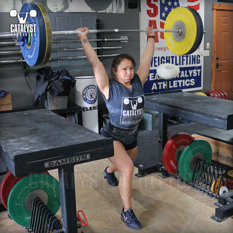 Lily jerk - Olympic Weightlifting, strength, conditioning, fitness, nutrition - Catalyst Athletics 