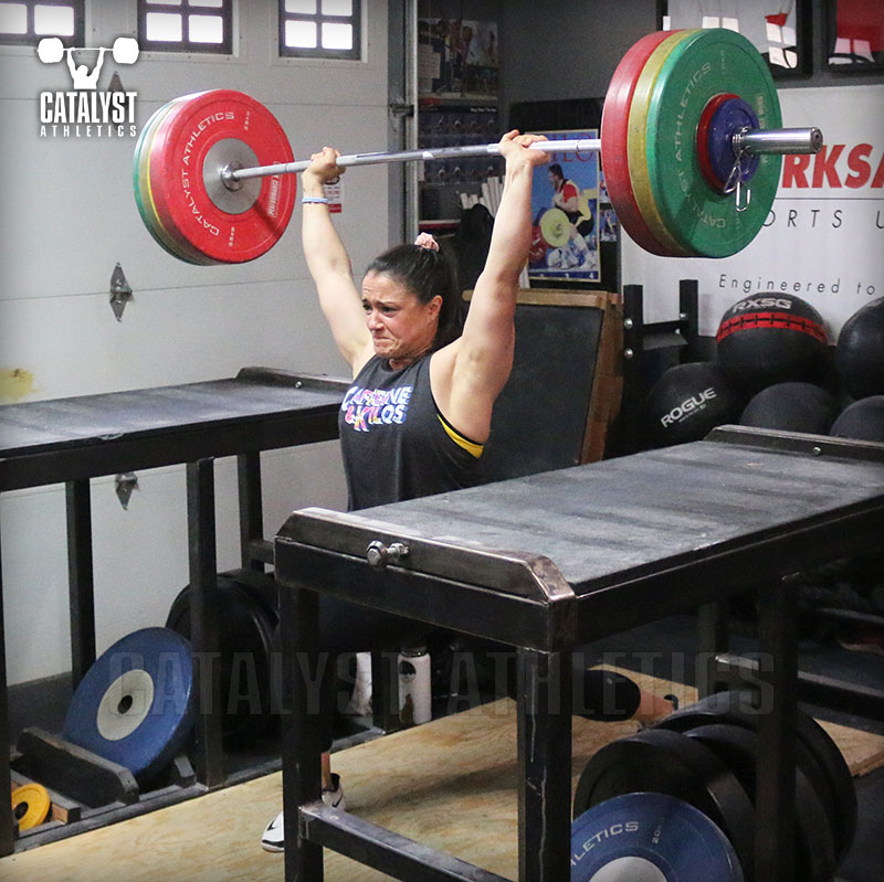 Laura jerk - Olympic Weightlifting, strength, conditioning, fitness, nutrition - Catalyst Athletics 