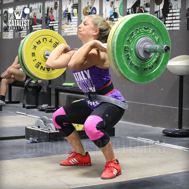 Danielle clean - Olympic Weightlifting, strength, conditioning, fitness, nutrition - Catalyst Athletics 