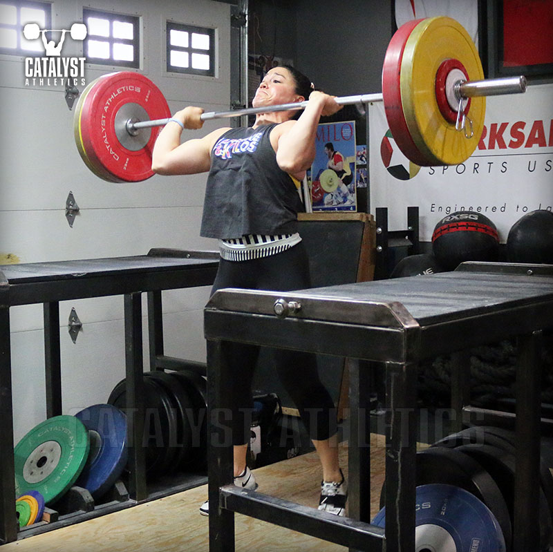 Laura jerk - Olympic Weightlifting, strength, conditioning, fitness, nutrition - Catalyst Athletics 