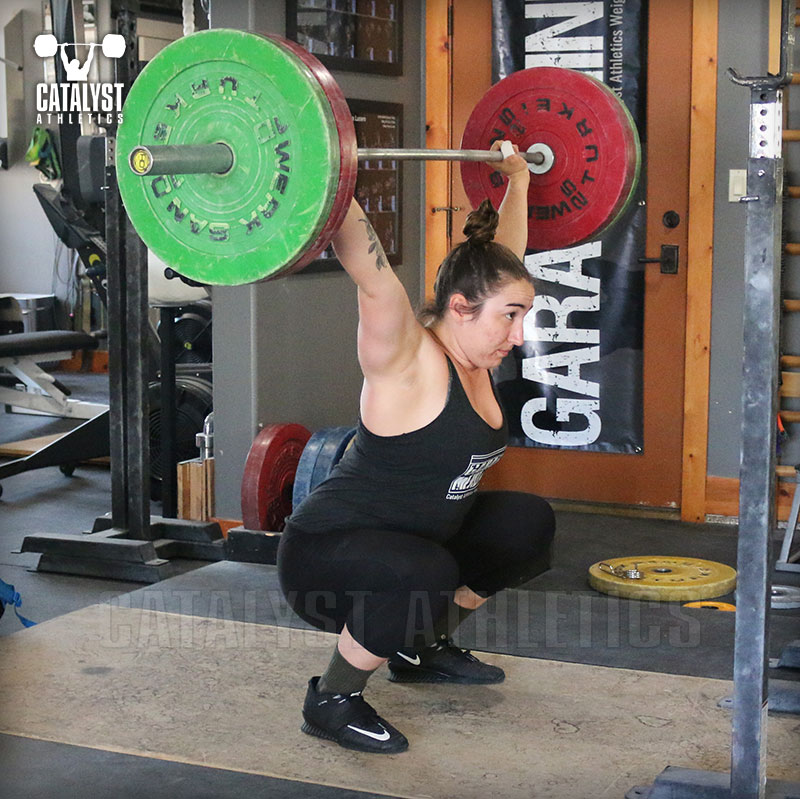 Sam overhead squat - Olympic Weightlifting, strength, conditioning, fitness, nutrition - Catalyst Athletics 